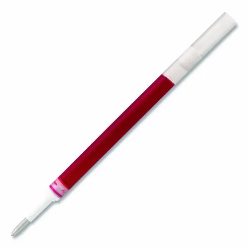 Pentel® Refill for Pentel EnerGel Retractable Liquid Gel Pens, Bold Conical Tip, Red Ink