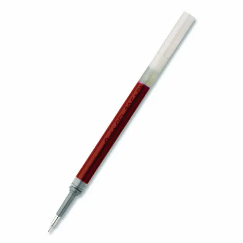 Pentel® Refill for Pentel EnerGel Retractable Liquid Gel Pens, Fine Needle Tip, Red Ink