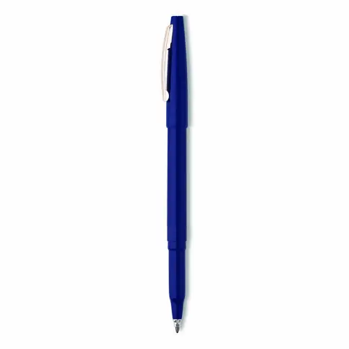 Pentel® Rolling Writer Rollerball Pen, Medium Point 0.8 mm, Blue Ink, Blue Barrel, Dozen