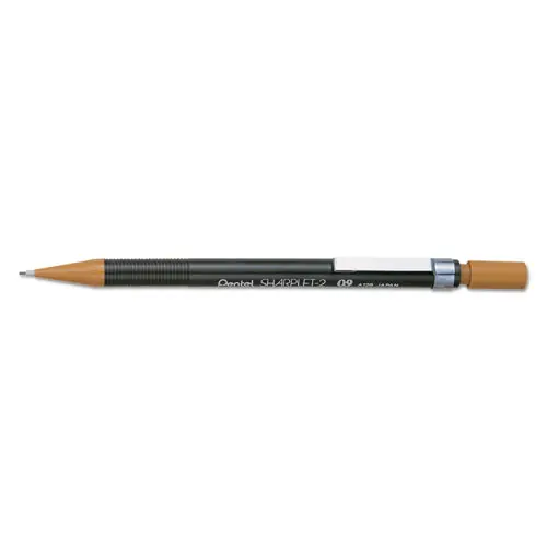 Pentel® Sharplet-2 Mechanical Pencil, 0.9 mm, HB (#2), Black Lead, Brown Barrel
