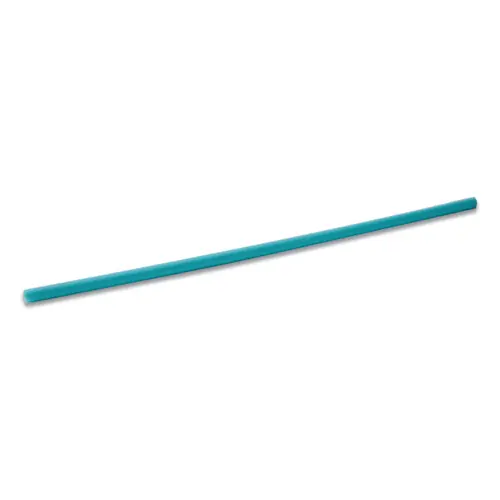 phade™ Marine Biodegradable Stir Straws, 5", PHA, Ocean Blue, 1,000/Box, 6 Boxes/Carton