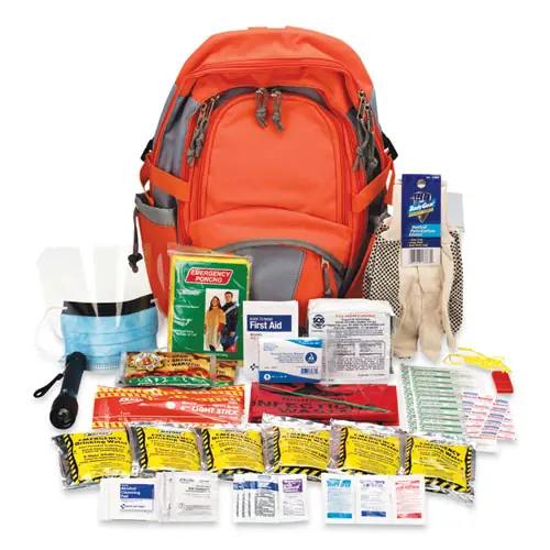 PhysiciansCare® by First Aid Only® Emergency Preparedness First Aid Backpack, XL, 63 Pieces