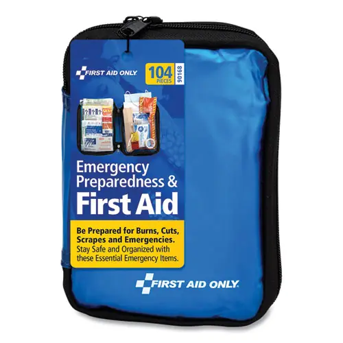 PhysiciansCare® by First Aid Only® Soft-Sided First Aid and Emergency Kit, 104 Pieces, Soft Fabric Case