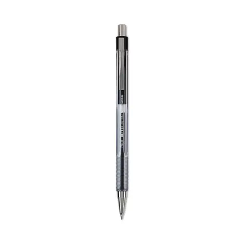 Pilot® Better Ballpoint Pen, Retractable, Medium 1 mm, Black Ink, Smoke Barrel, Dozen