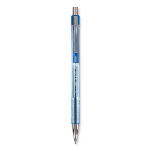 Pilot® Better Ballpoint Pen, Retractable, Medium 1 mm, Blue Ink, Translucent Blue Barrel, Dozen