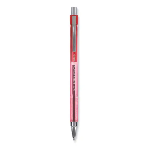 Pilot® Better Ballpoint Pen, Retractable, Medium 1 mm, Red Ink, Translucent Red Barrel, Dozen