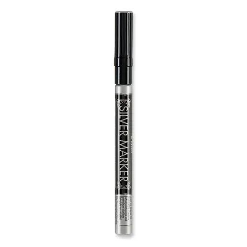 Pilot® Creative Art and Crafts Marker, Extra-Fine Brush Tip, Silver