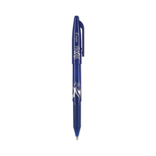 Pilot® FriXion Ball Erasable Gel Pen, Stick, Fine 0.7 mm, Blue Ink, Blue Barrel