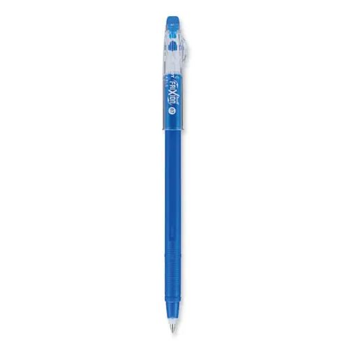 Pilot® FriXion ColorSticks Erasable Gel Pen, Fine Point, 0.7 mm, Blue Ink, Blue Barrel, Dozen