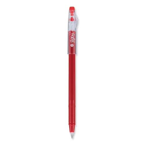 Pilot® FriXion ColorSticks Erasable Gel Pen, Fine 0.7 mm, Red Ink, Red Barrel, Dozen