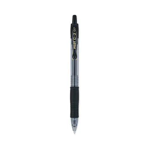 Pilot® G2 Premium Gel Pen Convenience Pack, Retractable, Bold 1 mm, Black Ink, Smoke/Black Barrel, 36/Pack