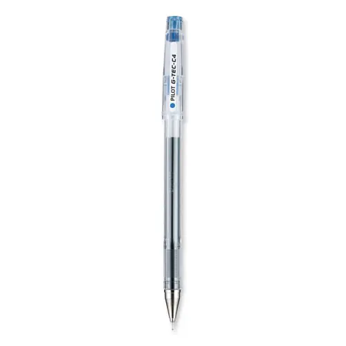 Pilot® G-TEC-C Ultra Gel Pen, Ultra-Fine 0.4 mm, Blue Ink, Dozen
