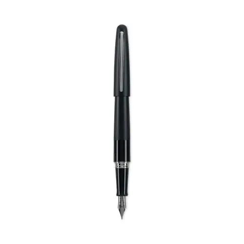 Pilot® MR Metropolitan Collection Fountain Pen, Medium, Black Ink, Black Barrel