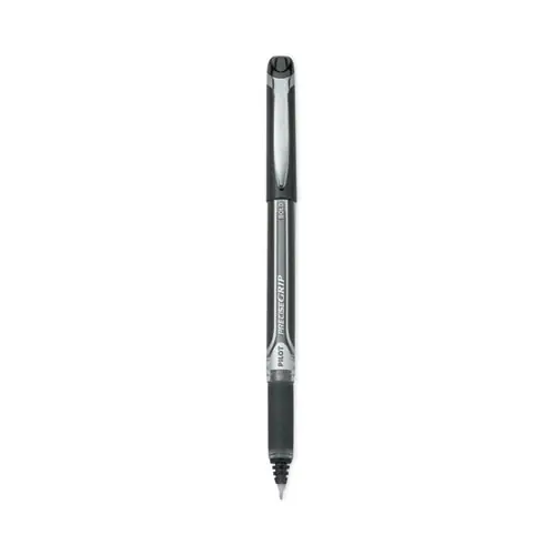 Pilot® Precise Grip Rollerball Pen, Stick, Bold 1 mm, Black Ink, Black Barrel