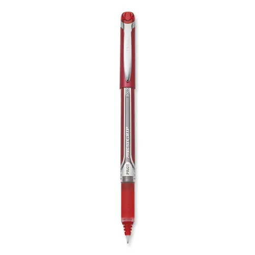 Pilot® Precise Grip Rollerball Pen, Bold Point, 1 mm, Red Ink, Red Barrel