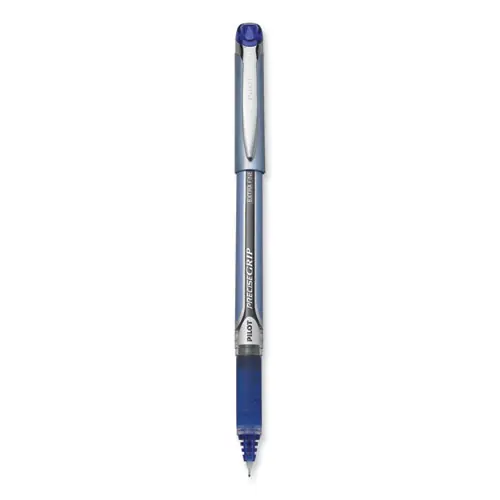 Pilot® Precise Grip Rollerball Pen, Extra-Fine 0.5 mm, Blue Ink, Blue Barrel