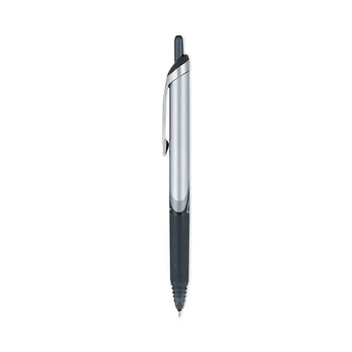 Pilot® Precise V7RT Rollerball Pen, Retractable, Fine 0.7 mm, Black Ink, Black Barrel