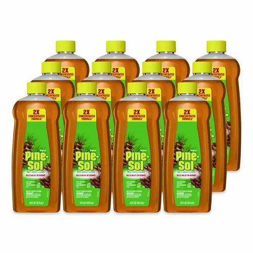 Pine-Sol® Multi-Surface Cleaner Disinfectant Concentrated, Pine Scent, 14 oz Bottle, 12/Carton