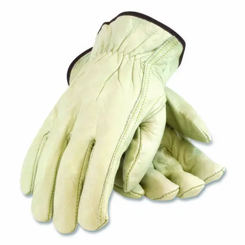 PIP Economy Grade Top-Grain Cowhide Leather Work Gloves