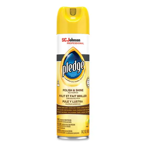 Pledge® Furniture Polish, Lemon Scent, 14.2 oz Aerosol Spray