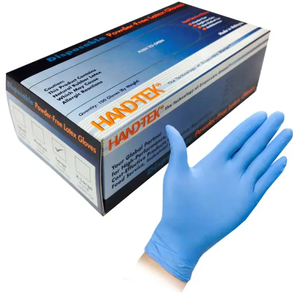 Powder-Free Disposable Gloves, Latex, Non-Medical, Medium