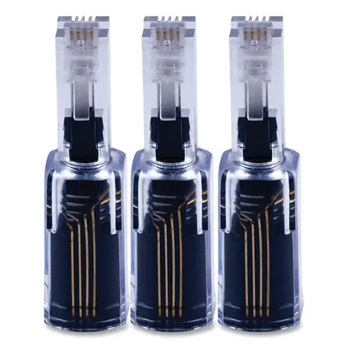 Power Gear Handset Detangler, Black, 3/Pack