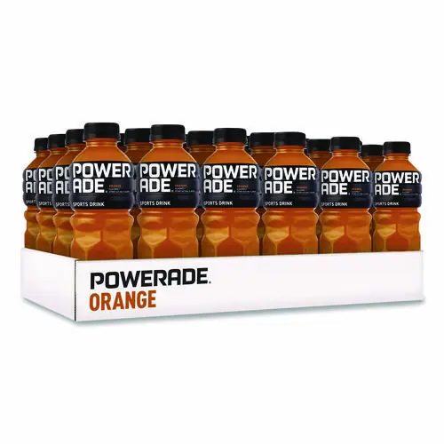POWERADE® Sports Drink, Orange, 20 oz Bottle, 24/Pack