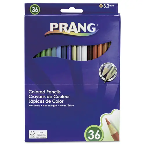 Prang® Colored Pencil Sets, Assorted Colors, 36/Pack