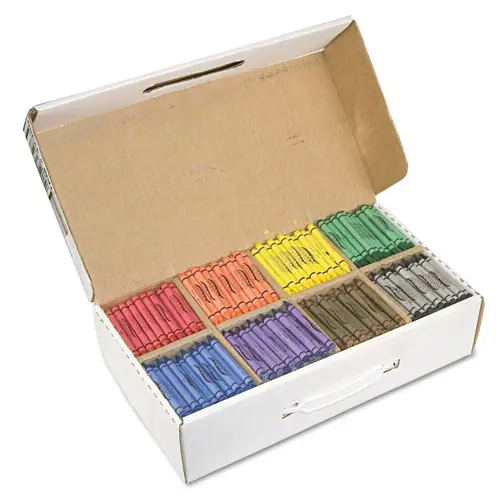 Prang® Crayons Made with Soy, 800/Carton