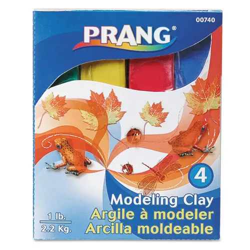 Prang® Modeling Clay Assortment, 4 Colors, 1 lb Total (0.25 lb Each)