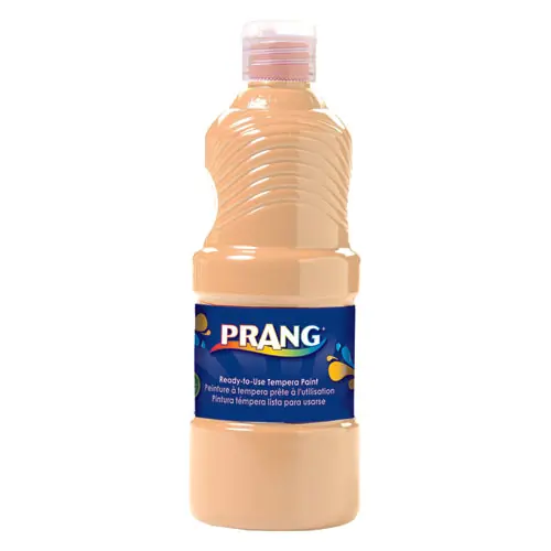 Prang® Ready-to-Use Tempera Paint, Peach, 16 oz Dispenser-Cap Bottle