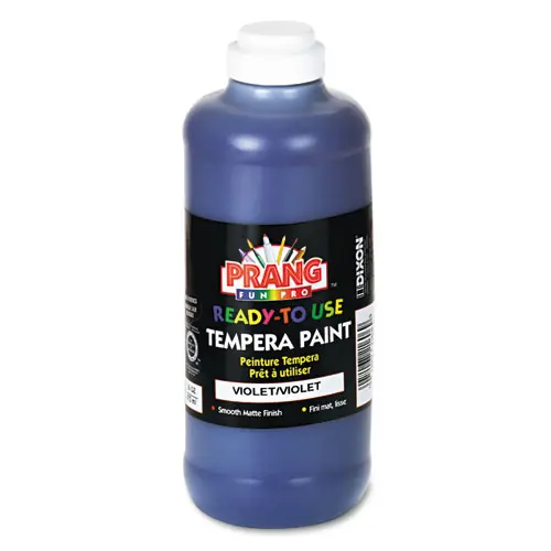 Prang® Ready-to-Use Tempera Paint, Violet, 16 oz, Dispenser-Cap Bottle