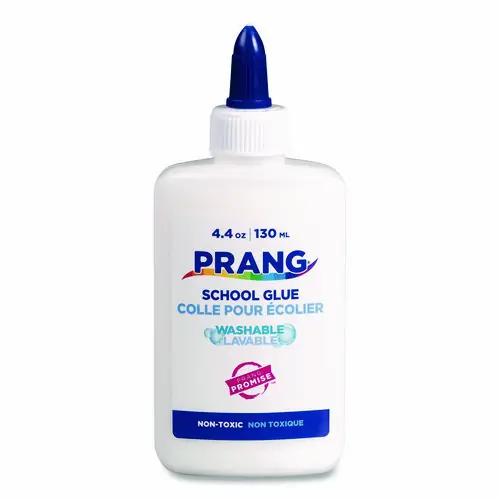 Prang® Washable Liquid White School Glue, 4.4 oz, Dries Clear