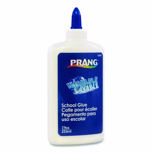 Prang® Washable Liquid White School Glue, 7.9 oz, Dries Clear