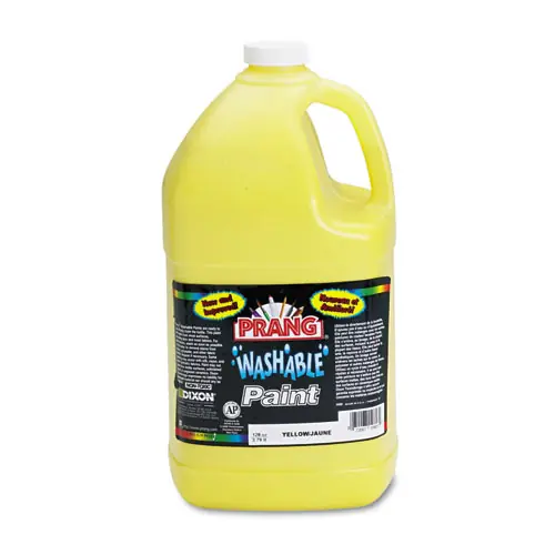 Prang® Washable Paint, Yellow, 1 gal Bottle