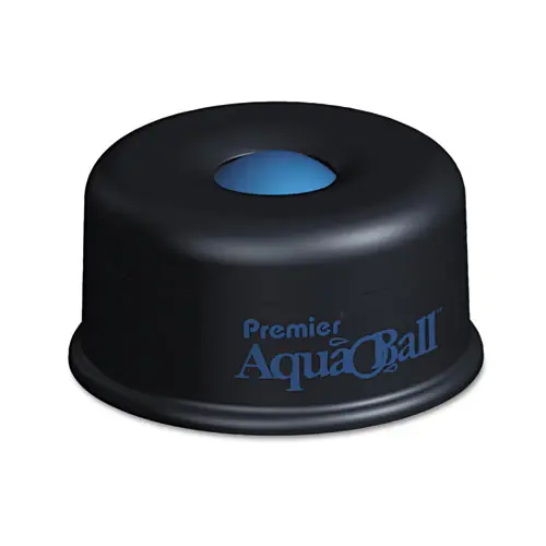 Premier® AquaBall Floating Ball Envelope Moistener, Black/Blue