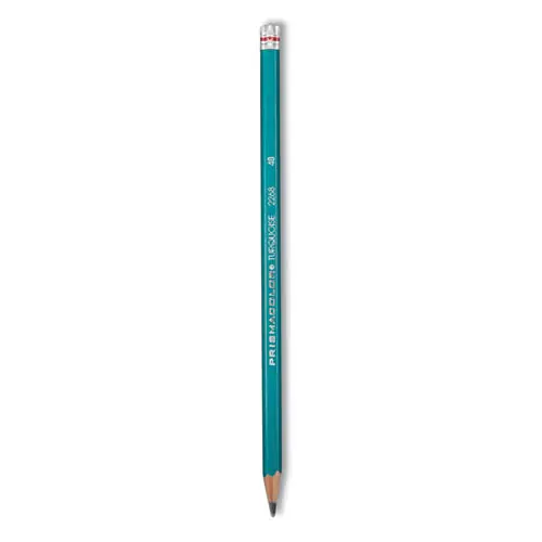 Prismacolor® Turquoise Drawing Pencil, 2 mm, 4B, Black Lead, Turquoise Barrel, Dozen
