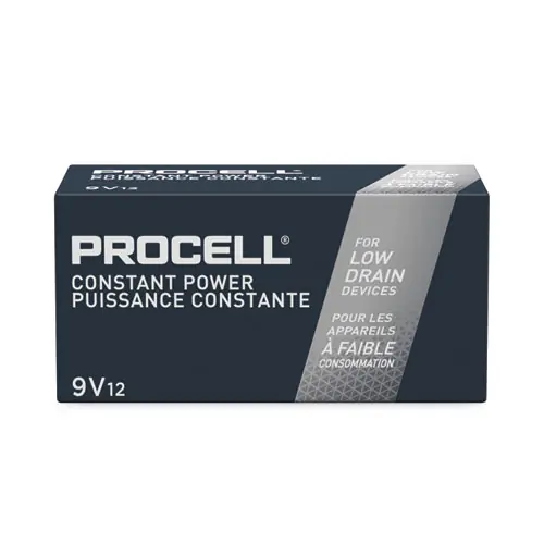 Procell® Professional Alkaline 9V Batteries, 12/Box