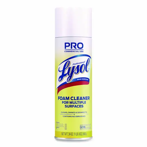 Professional LYSOL® Brand Disinfectant Foam Cleaner, 24 oz Aerosol Spray