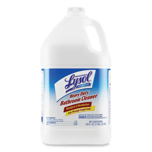 Professional LYSOL® Brand Disinfectant Heavy-Duty Bathroom Cleaner Concentrate, Fresh Lime, 1 gal Bottle