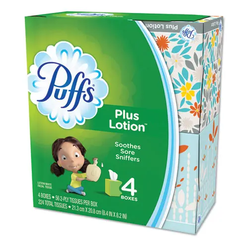 Puffs® Plus Lotion™ Facial Tissue