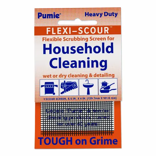 Pumie® Flexible Scouring Screen, 5.5 x 4, Black, 48/Carton