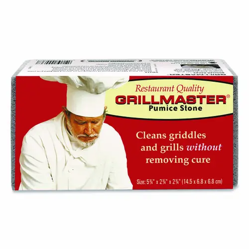 Pumie® Grillmaster Griddle and Grill Cleaning Brick, 5.75 x 2.75, Gray, 12/Carton