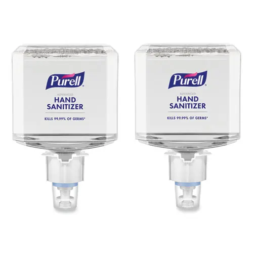 PURELL® Advanced Hand Sanitizer Foam Refill for ES6 Dispensers, Clean Scent, 1,200 mL, 2/Carton