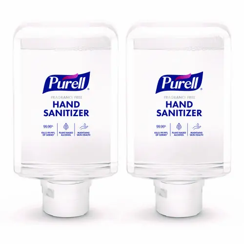 PURELL® Advanced Hand Sanitizer Fragrance Free Foam Refill, For ES10 Automatic Dispensers, 1,200 mL, 2/Carton