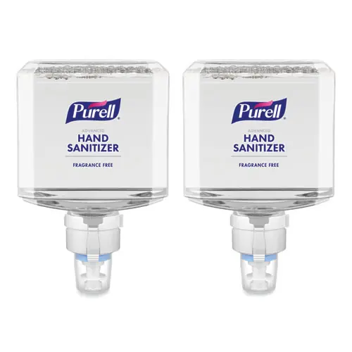 PURELL® Advanced Hand Sanitizer Gentle and Free Foam, 1,200 mL Refill, Fragrance-Free, For ES8 Dispensers, 2/Carton