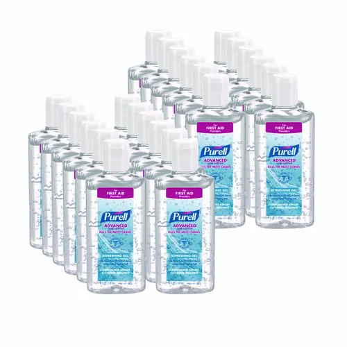 PURELL® Advanced Hand Sanitizer Refreshing Gel, 4 oz, Clean Scent, 24/Carton