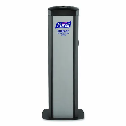 PURELL® DS360 High-Capacity Surface Disinfecting Wipes Station, Graphite, 1,200 Wipe Capacity