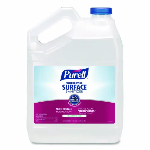 PURELL® Foodservice Surface Sanitizer, Fragrance Free, 1 gal Bottle