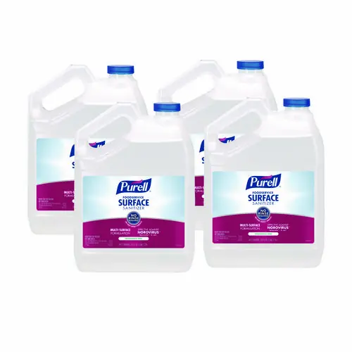 PURELL® Foodservice Surface Sanitizer, Fragrance Free, 1 gal Bottle, 4/Carton